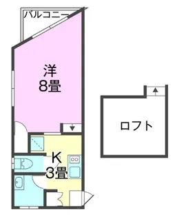 SAAYAテラス(K)【4階】の間取り