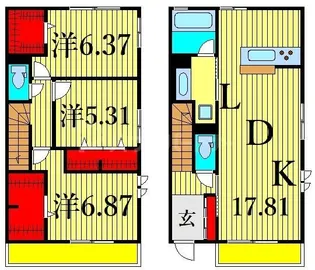 ディアコート新宿の間取り