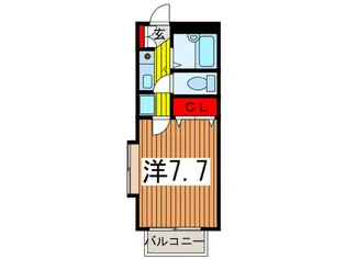 サニーコーポさかき【1階】の間取り