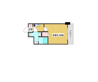 SERENITE日本橋SUD【2階】の間取り