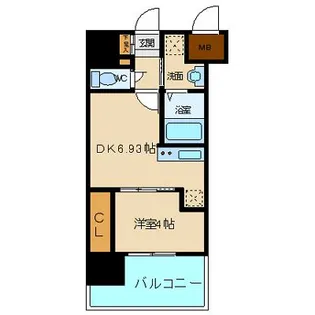 アルティザ仙台花京院【5階】の間取り