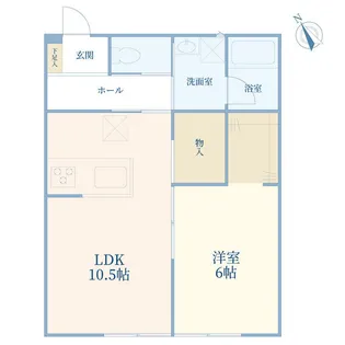 bear fruits長津田【2階】の間取り