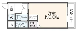 シティーハイツ弥刀【6階】の間取り