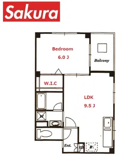 エミナス青木町【2階】の間取り