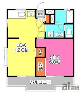 サイレントプラザ【2階】の間取り