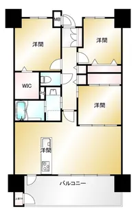 オーヴィジョン本山【15階】の間取り