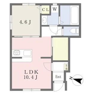 ヴェルデ青山A棟【1階】の間取り