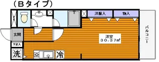 グランデールつくば【1階】の間取り