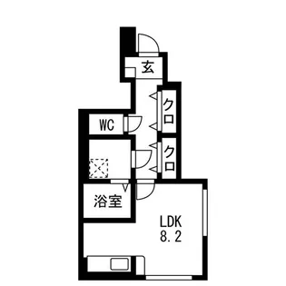 アクア・フィオーレ天童【1階】の間取り