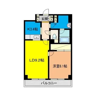 カサヴェルデ【3階】の間取り