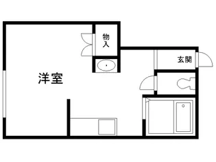 メゾンフォンテーヌ【1階】の間取り