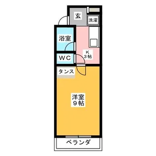 第2住吉ハイツ【4階】の間取り