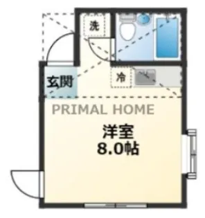 ニューベル白楽【2階】の間取り