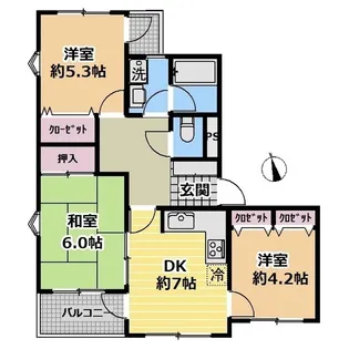 フォワード飯田【3階】の間取り