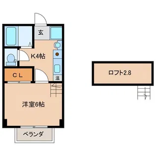 マンションプレリア【1階】の間取り