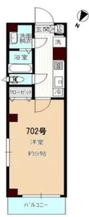 ペアパレス鍋横【7階】の間取り