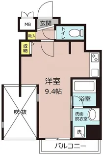 THE GRID北野坂【4階】の間取り