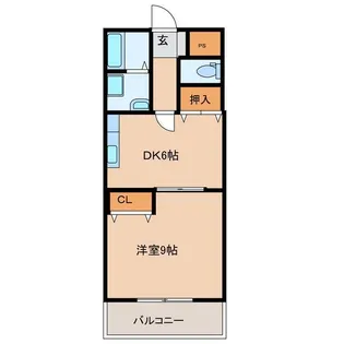 メイプルタウンII【3階】の間取り