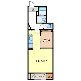 ナチュール【1階】の間取り