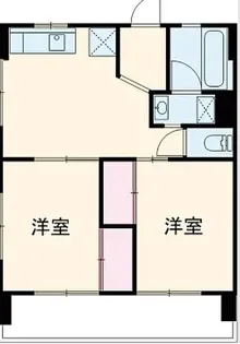 川瀬コーポラス【1階】の間取り