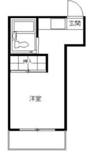 平井ハイツ【2階】の間取り