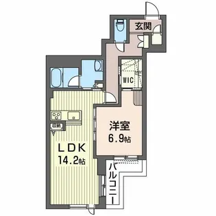 アーツ&ケー【2階】の間取り