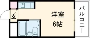 黒田第二ビル【4階】の間取り