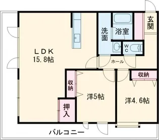 ライオンズマンション苫小牧錦町【10階】の間取り