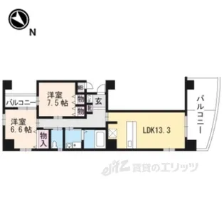 レスペクテ【8階】の間取り