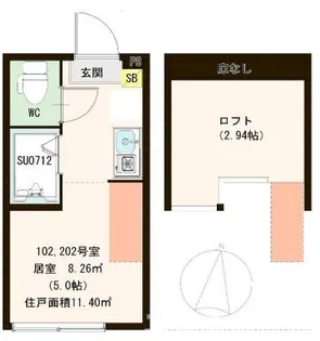 ハーモニーテラス南小岩VII【1階】の間取り