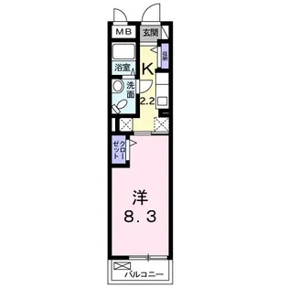 ジョワイユ ヤマト【3階】の間取り