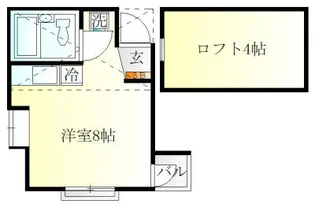 ニューベル白楽【2階】の間取り