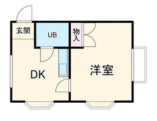 ハイム向が丘【2階】の間取り