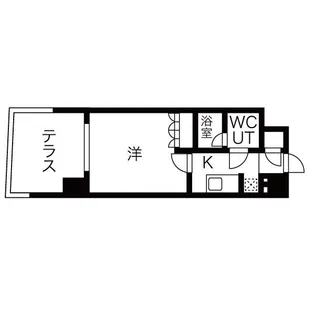 シーズンフラッツ高田馬場リバーサイドサウス【1階】の間取り