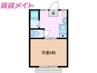 ドミールKEI【2階】の間取り