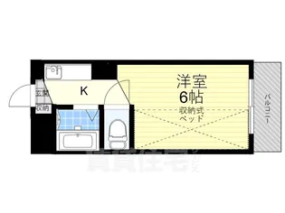 国際グランドハイツ【5階】の間取り