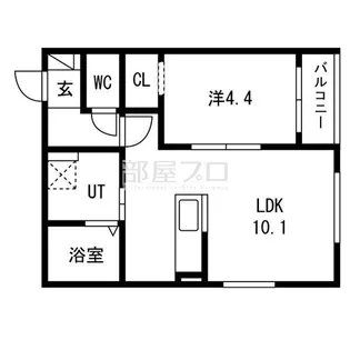 リュミエールケー【1階】の間取り