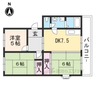 ハイエストパレス【3階】の間取り