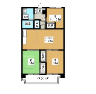 グラン・シャリオ【1階】の間取り