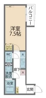 カインドネス橋本East【3階】の間取り