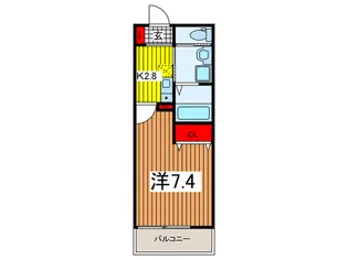 フォルトゥーナ宮原【3階】の間取り