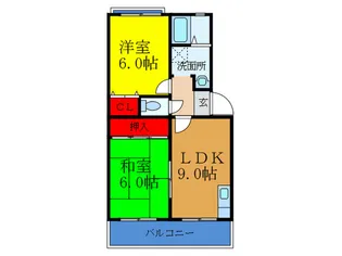 パレヒロムン【1階】の間取り