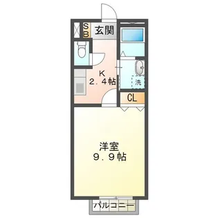 モンターニュ高岡【1階】の間取り