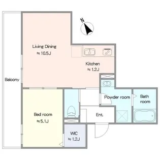 ROZE MAISON【2階】の間取り