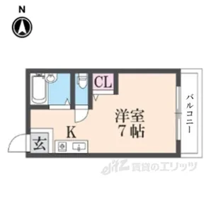 レオハイム津田1【3階】の間取り