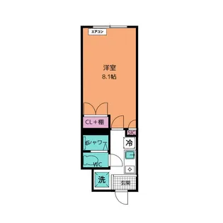 サンライトイン高岡1【2階】の間取り