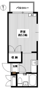 ラボール目白【1階】の間取り