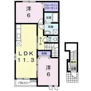 スター レジデンス【2階】の間取り