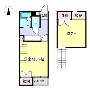 セイラBOX剣崎I【2階】の間取り