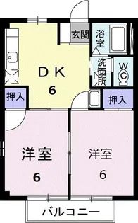 ウイングポートK【2階】の間取り